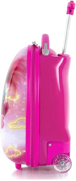 Kids suitcase Heys Kids Trolls 2w Pink .