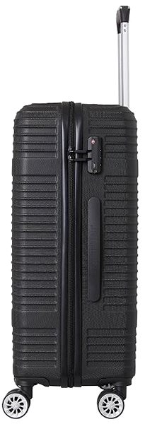 Travel case CAT suitcase Alexa 55 cm, S - black .