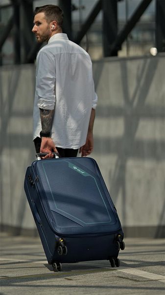Travel case Solier Softflex 2240 large soft case XL 29'' navy/green .