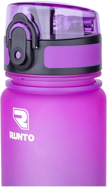 Fľaša na vodu Runto Space Grey Violet 500 ml ...