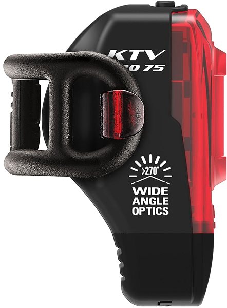 Bike Light Lezyne LED KTV PRO DRIVE, REAR, BLACK Lateral view