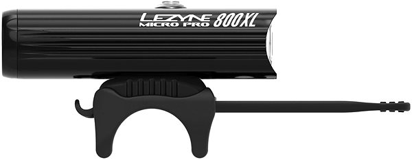Bike Light Lezyne MICRO DRIVE PRO 800XL, BLK/HI GLOSS Lateral view