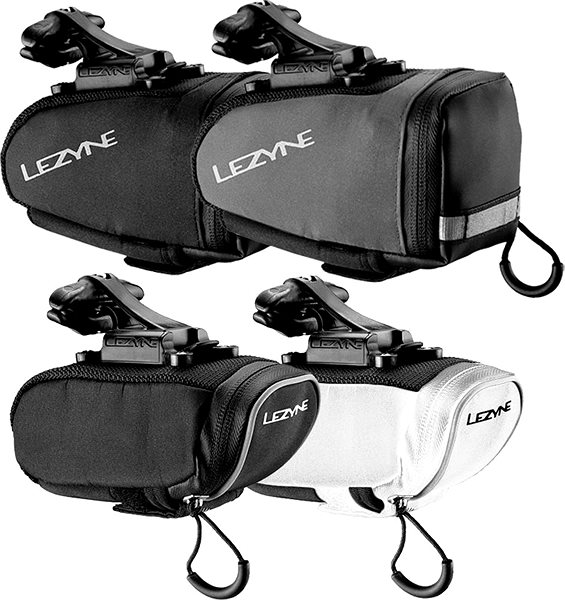 Kerékpáros táska Lezyne Micro Caddy fekete nyeregtáska -  0.4 L Oldalnézet