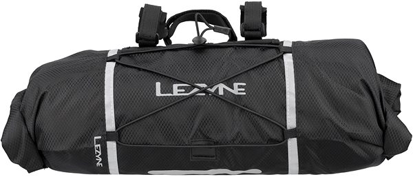 Kerékpáros táska Lezyne Bar caddy fekete  váztáska, 7 L Képernyő