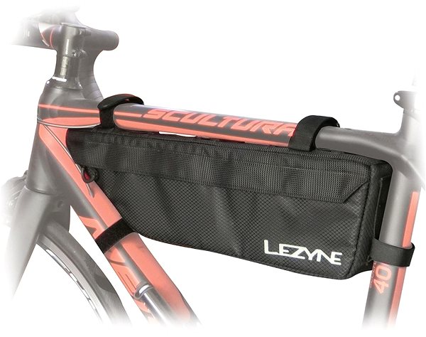 Kerékpáros táska Lezyne Frame Caddy Black Lifestyle