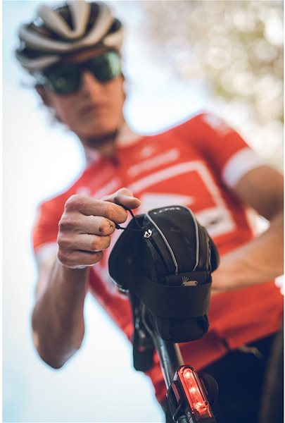 Lezyne Micro Caddy XL bike bag.