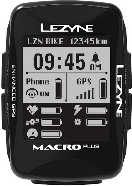 GPS navigácia Lezyne MACRO PLUS GPS BLACK ...