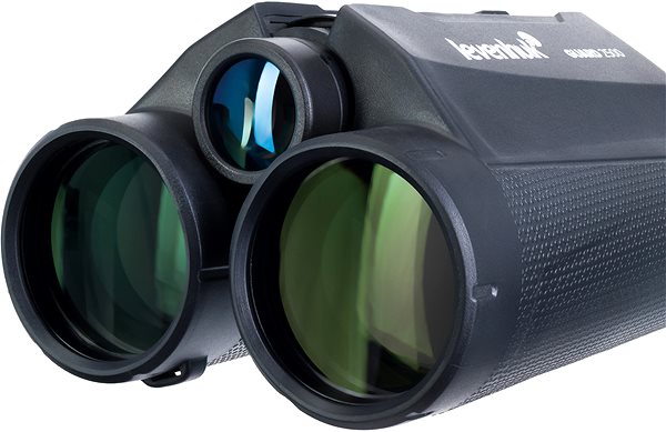 Ďalekohľad Levenhuk binokulárny ďalekohľad Guard 2500 s diaľkomerom Predná strana – 3D