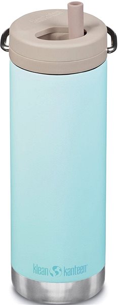 Thermos Klean Kanteen TKWide thermos w/Twist Cap, blue tint, 473 ml ...