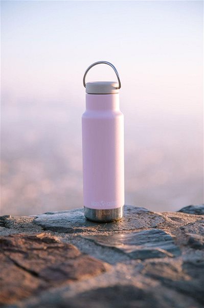 Termosz Klean Kanteen Insulated Classic Narrow w/Loop Cap, lotus, 355 ml Lifestyle