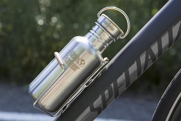 Láhev na pití Klean Kanteen Reflect w/Bamboo Cap, brushed stainless, 532 ml ...