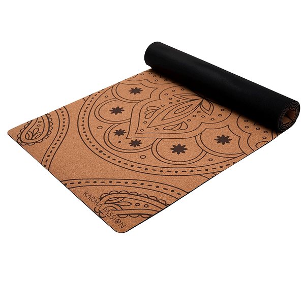 Yoga Mat Cork Yoga Mat Hamsa 4mm Lifestyle