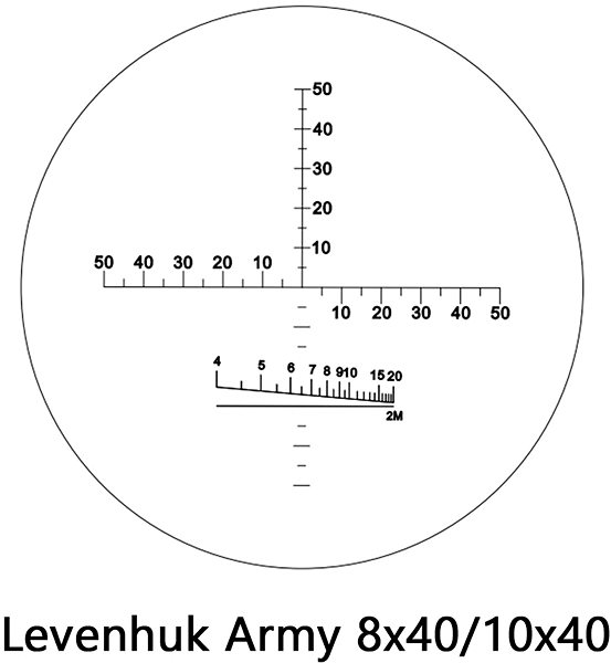 Ďalekohľad Levenhuk Army Binokulárny ďalekohľad so zameriavačom 10 × 40 ...