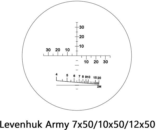 Ďalekohľad Levenhuk Army Binokulárny ďalekohľad so zameriavačom 7 × 50 ...