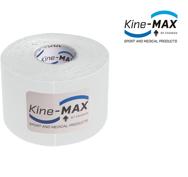 Kineziológiai tapasz Kine-MAX SuperPro Rayon kineziológiai tapasz fehér ...