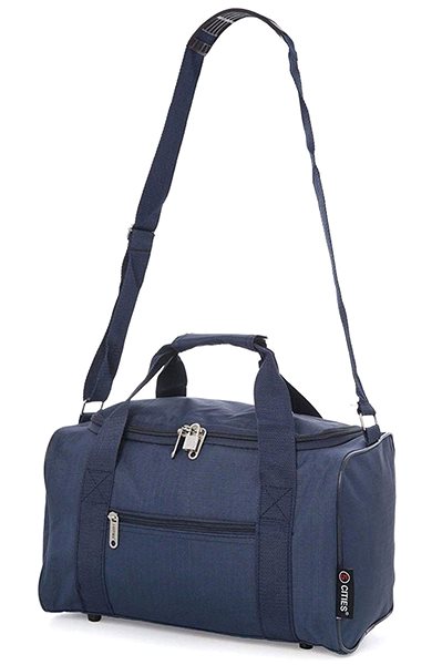 Travel Bag CITIES 611 - Blue Lateral view