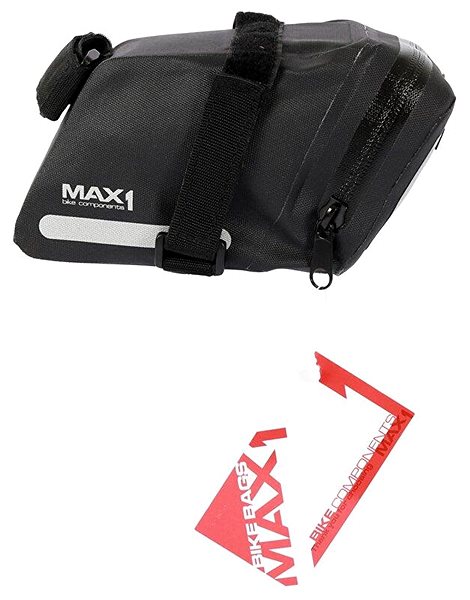 Taška na bicykel MAX1 Dry L - brašna pod sedadlo, čierna ...