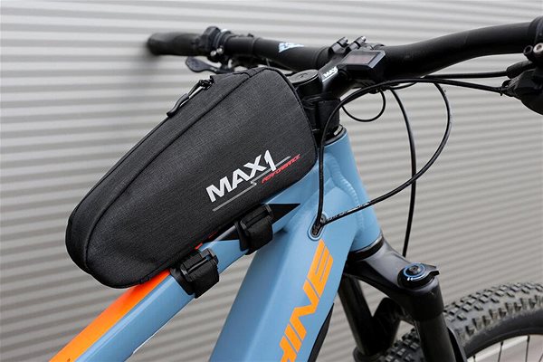 Taška na bicykel MAX1 Top Tube - brašna na rám, čierna ...