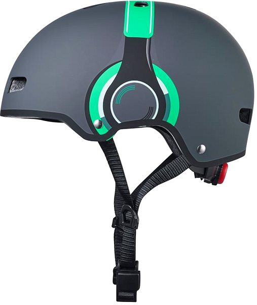 Prilba na bicykel Micro helma LED Headphone green M ...
