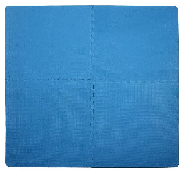 Podložka na cvičenie Colored Puzzle fitness podložka modrá 4 ks ...