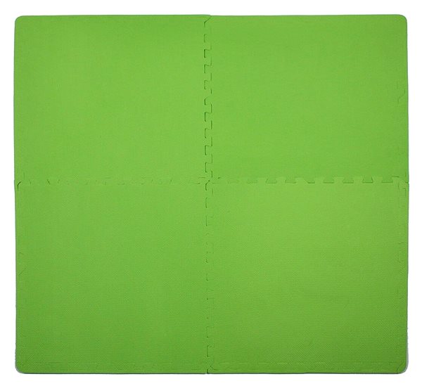 Podložka na cvičenie Colored Puzzle fitness podložka zelená 4 ks ...