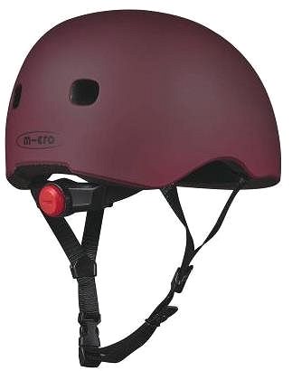 Prilba na bicykel Micro LED helma, Autumn, Red, M ...
