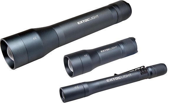Flashlight EXTOL LIGHT flashlight, zoom, all-metal, 250lm, CREE XPG, 43153 Features/technology