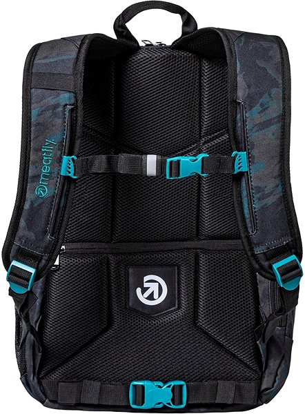 Školní batoh Meatfly Basejumper Petrol Mossy/Black 22 l ...