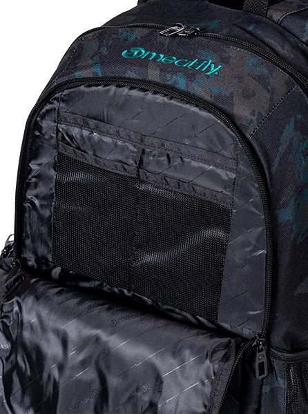 Školní batoh Meatfly Basejumper Petrol Mossy/Black 22 l ...