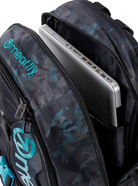 Školní batoh Meatfly Basejumper Petrol Mossy/Black 22 l ...