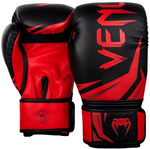 Boxing gloves VENUM CHALLENGER 3.0 - black/red size 10 oz .