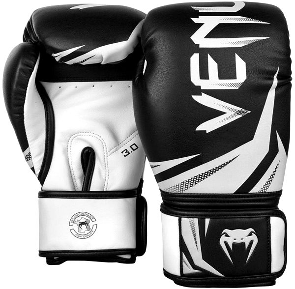 Boxing gloves VENUM CHALLENGER 3.0 - black/white size 14 oz .
