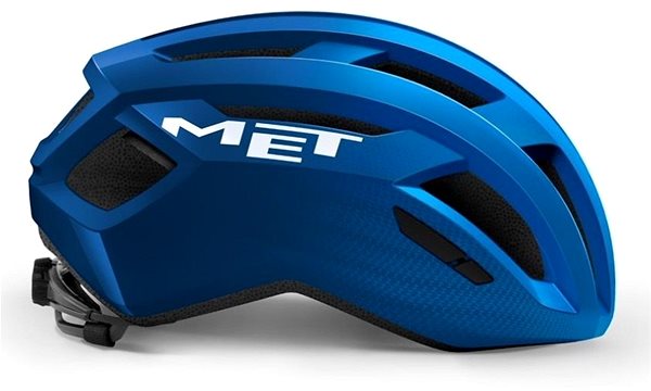 Kerékpáros sisak MET VINCI MIPS kék metálfényű S Oldalnézet