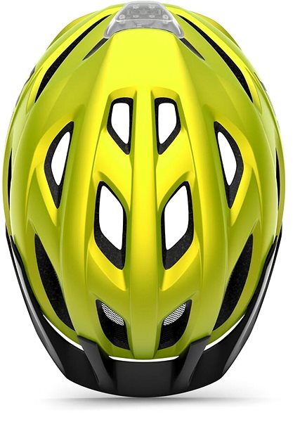 Prilba na bicykel Met CROSSOVER lime žltá Metalická  matná L / XL ...