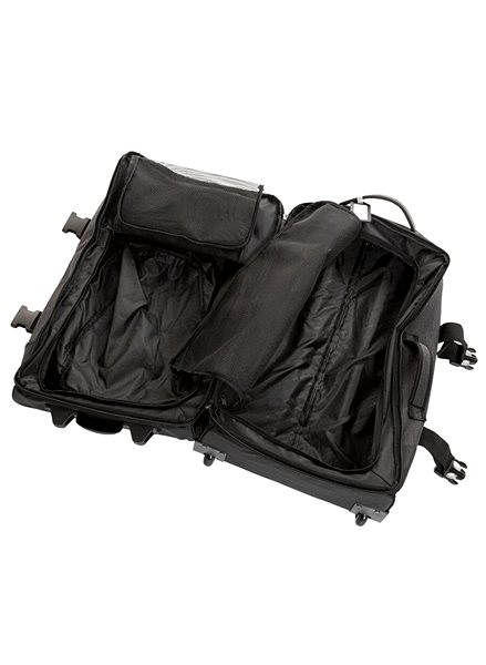 Cestovný kufor Meatfly Contin 3 Trolley Bag, Heather Charcoal, Black Vlastnosti/technológia 2