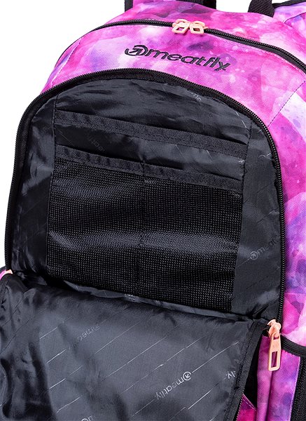 Městský batoh Meatfly Basejumper 6 Backpack, Universe Pink, Black ...