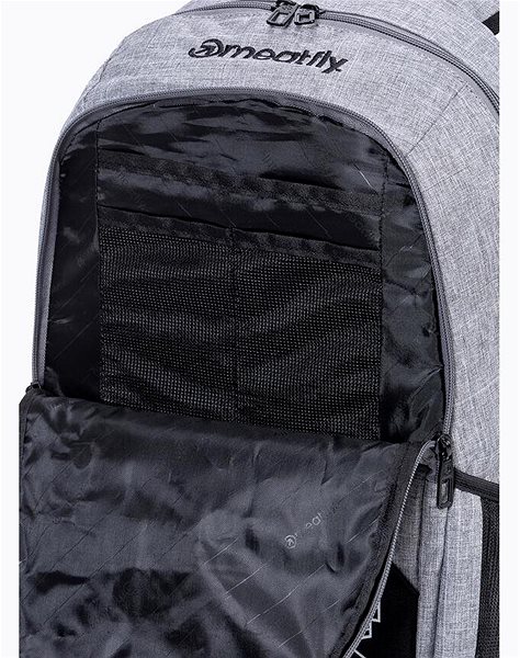 Městský batoh Meatfly BASEJUMPER Backpack, Grey Heather Vlastnosti/technologie
