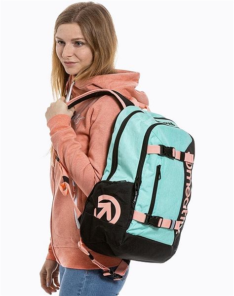 Mestský batoh Meatfly BASEJUMPER Backpack, Mint Heather Lifestyle
