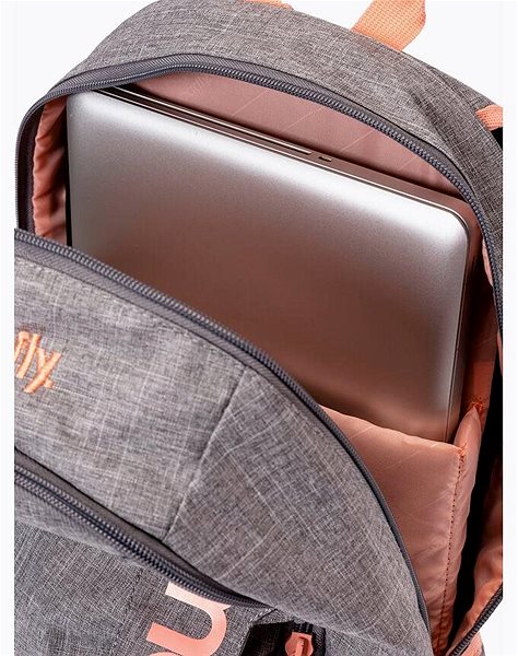 Mestský batoh Meatfly BASEJUMPER Backpack, Pink/Grey Heather Vlastnosti/technológia