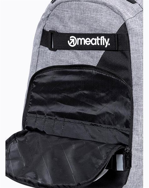 Městský batoh Meatfly EXILE Backpack, Grey Heather Vlastnosti/technologie
