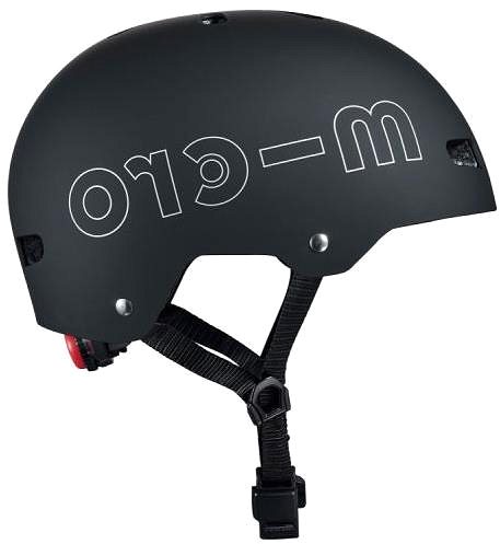 Kerékpáros sisak Micro LED Fekete V3 M méret (54-58 cm) ...
