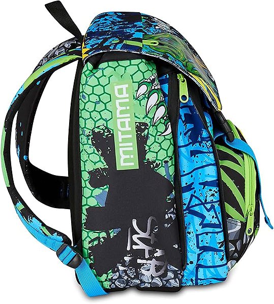 MITAMA 4Zip Dinosaur school bag.