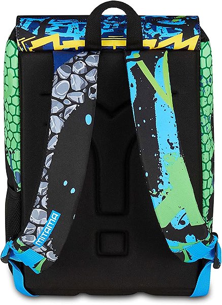 MITAMA 4Zip Dinosaur school bag.