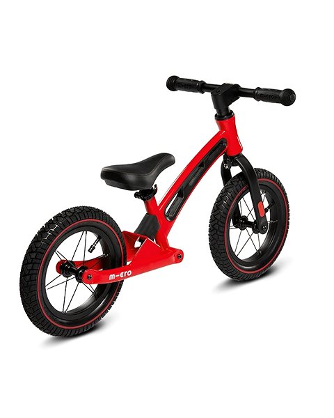 Športové odrážadlo MICRO Balance Bike Deluxe Red Bočný pohľad