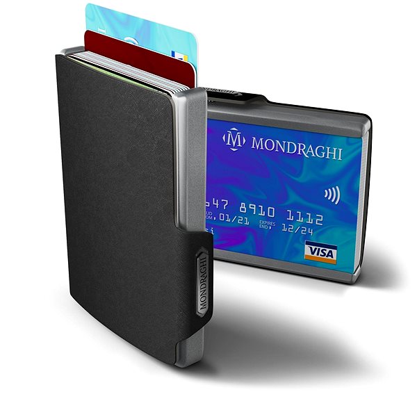 Peňaženka Mondraghi Saffiano Black Vlastnosti/technológia