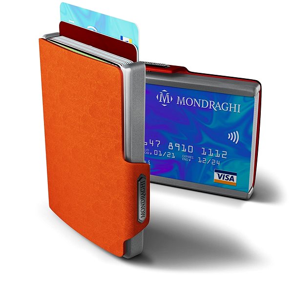 Peňaženka Mondraghi Saffiano Orange Vlastnosti/technológia