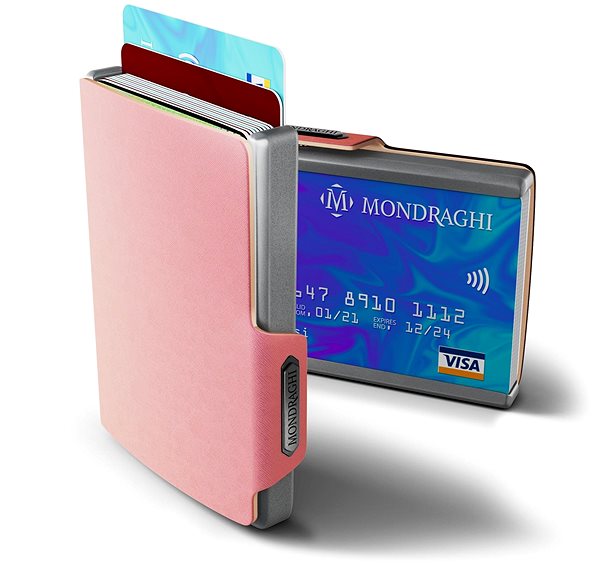 Peňaženka Mondraghi Saffiano Pink Vlastnosti/technológia