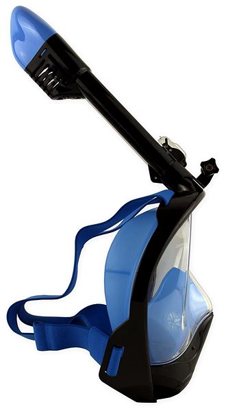 Snorkelling mask MASTER Full-face mask black, size 4.5 mm. L-XL .