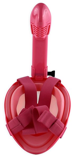 Snorkelling mask MASTER Full-face mask pink, size 3.5 mm, w/o plastic, size 5.5 mm, w/o plastic, size 5.5 mm, w/o plastic, size 5.5 mm, w/o plastic. XS .