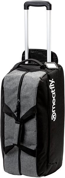 Taška cez rameno Meatfly Gail, Black/Heather Grey, 42 l Screen